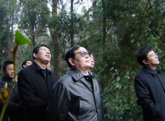 2003 年 1 月 11 日，原国家旅游局副局长孙钢视察。1.png